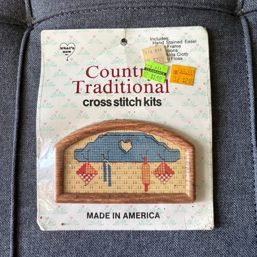 Baker's Rack Vintage Counted Cross Stitch Kit by Country Traditional - 1980s